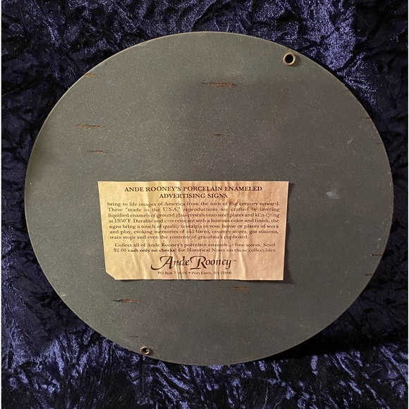 Santa Fe Railroad porcelain enamel sign. Andy Rooney sign. Heavy sign. - Picture 3 of 4